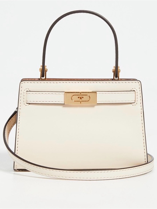 Tory Burch Handbags - Tory Burch Lee Radziwill Petite Cream Mini Top Handle Crossbody Bag